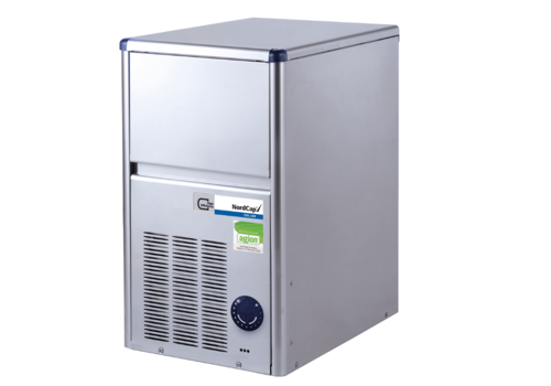  HorecaTraders Machine à glaçons refroidie par eau | 15KG/24h | Stockage de 4 kg 