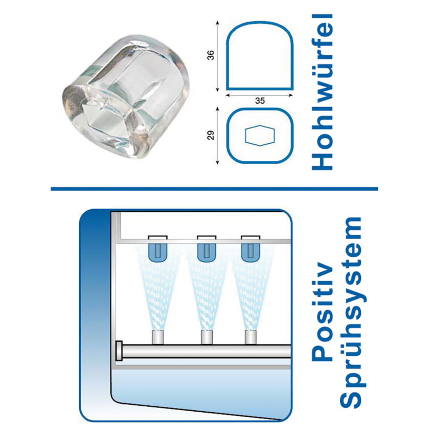 Ice cube machine Water cooled | 15KG/24h | 4KG Storage