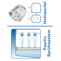 Ice Cube Machine Air Cooled | 52KG/24h | 14KG Storage