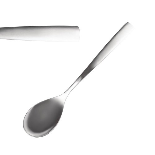  HorecaTraders Cuillères à dessert en satin | 12 pièces 