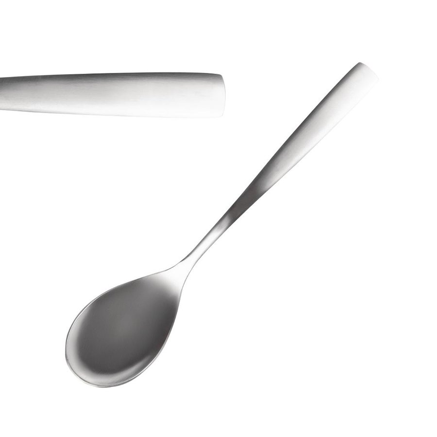 Satin dessert spoons | 12 pieces