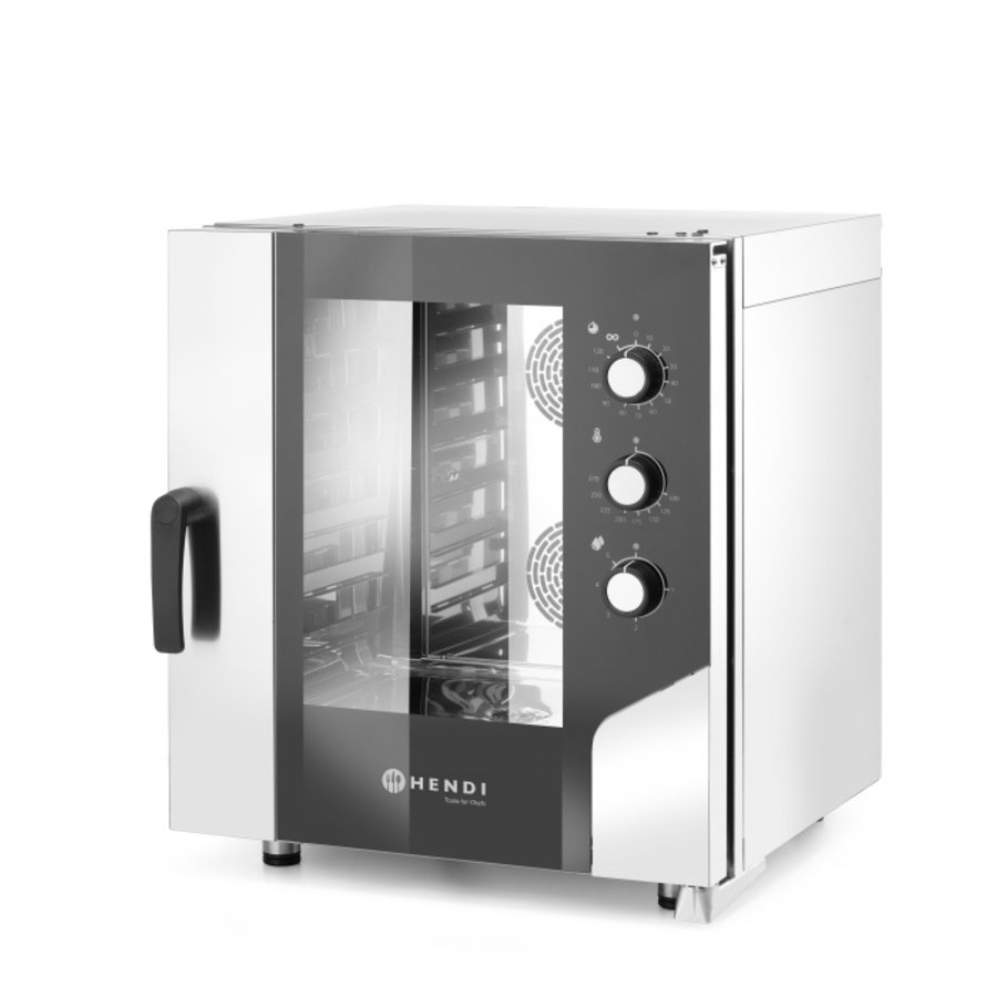 Four à convection avec vapeur 6 x GN 1/1 400 volts | Qualité supérieure
