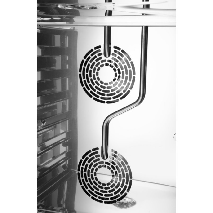 Four à convection avec vapeur 6 x GN 1/1 400 volts | Qualité supérieure