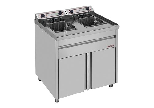  HorecaTraders professional Deep Fryer | 20L+20L | 2x 11000w 