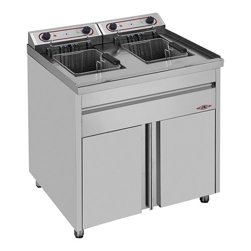  HorecaTraders professionele Friteuse | 20L+20L | 2x 11000w 