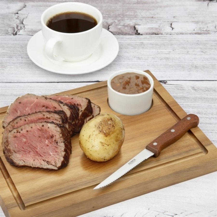Couteau à steak | 12 pièces | Bois | 11,5 cm