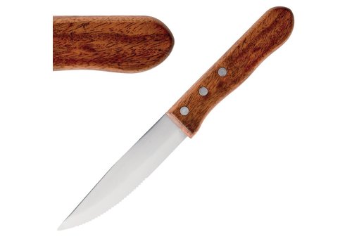  Olympia Couteau à steak géant | 12 pièces | Bois 