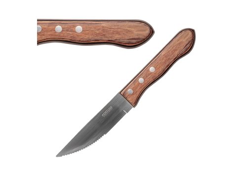  Comas Couteau à steak Churrasco | 6 pièces | Bois 