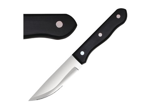  Olympia Jumbo Steak Knife | 12 pieces | Black 