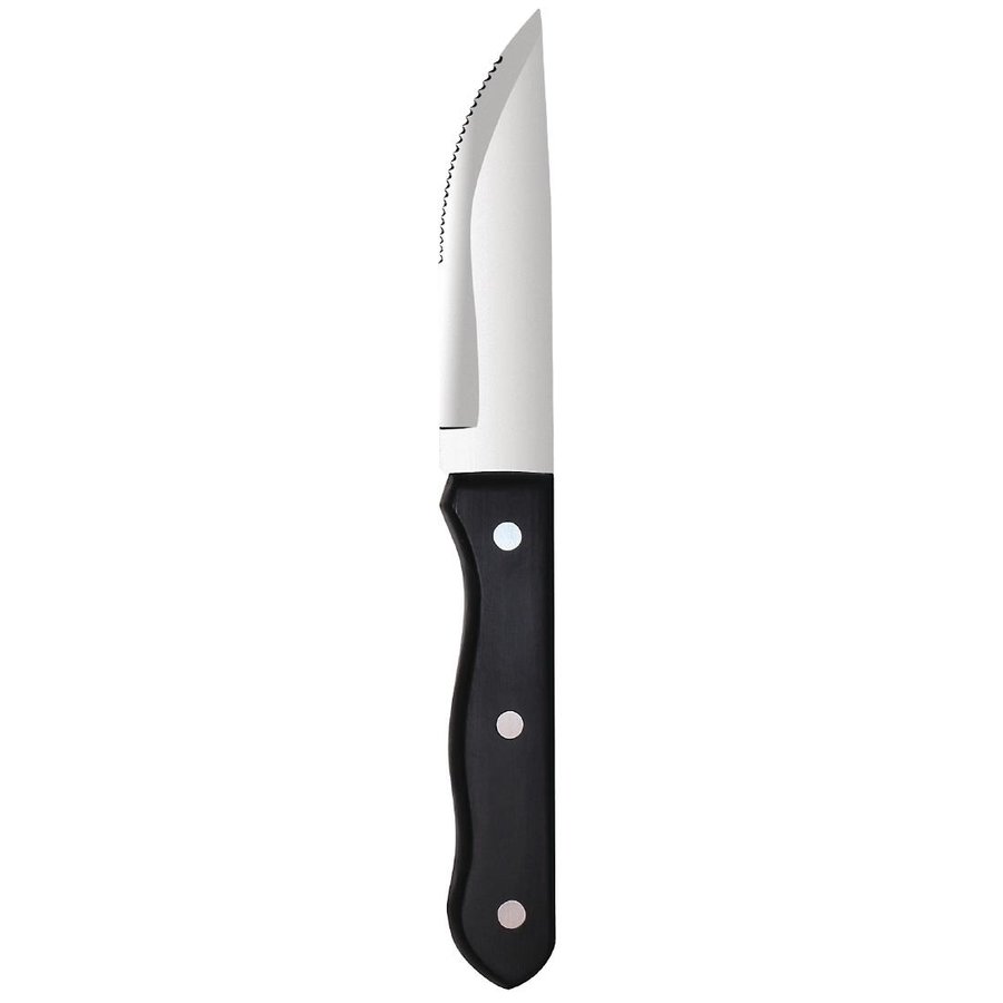 Couteau à steak géant | 12 pièces | Noir