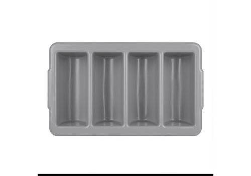  Olympia Kristallon Cutlery Divider | Stackable | Plastic 