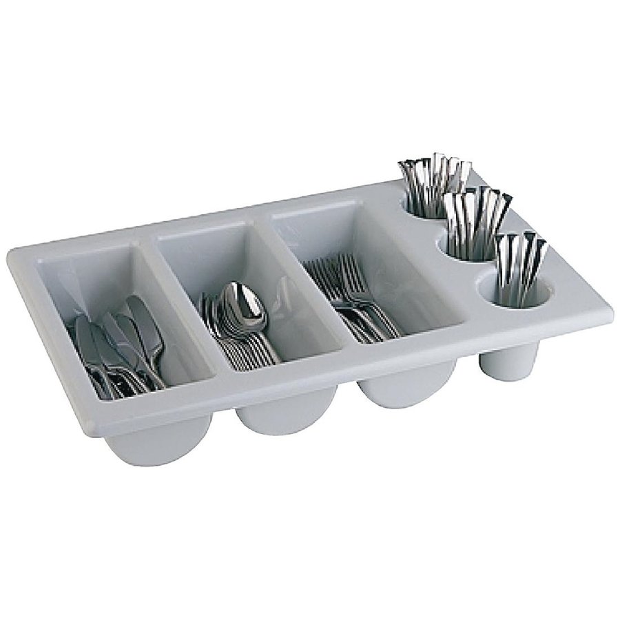 Cutlery dispenser | 6 boxes | Plastic | 32, x 53 x 10 cm