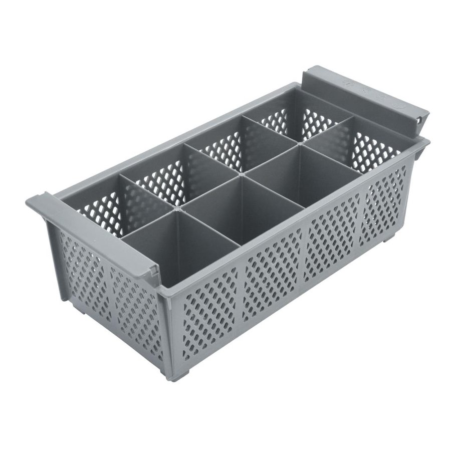 Kristallon Cutlery Basket | 8 Compartments | Plastic