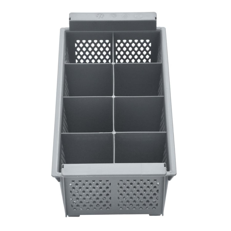 Kristallon Cutlery Basket | 8 Compartments | Plastic