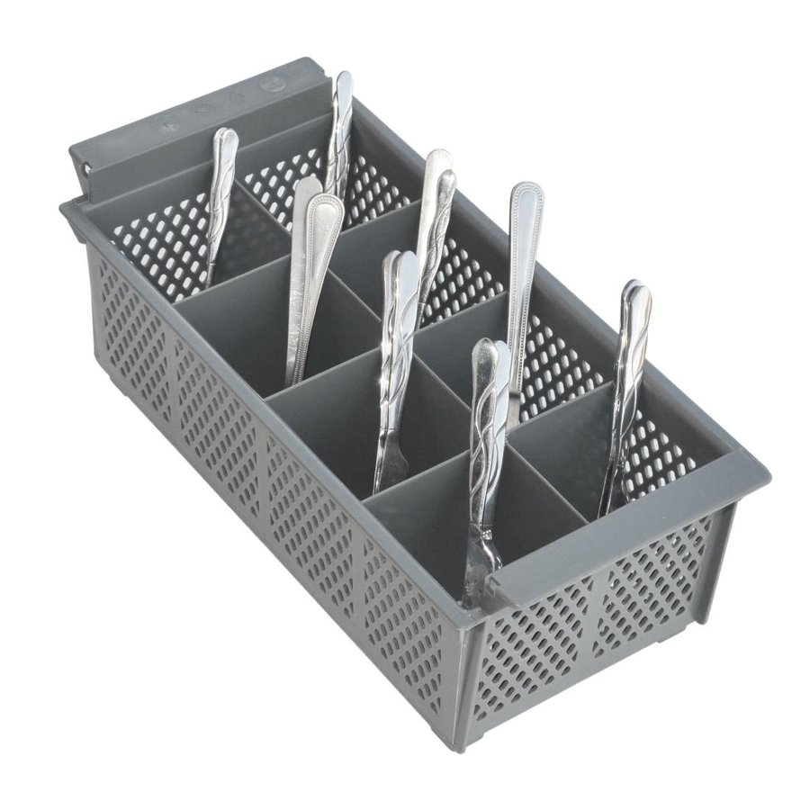 Kristallon Cutlery Basket | 8 Compartments | Plastic