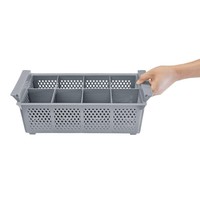 Panier à couverts Kristallon | 8 compartiments | Plastique