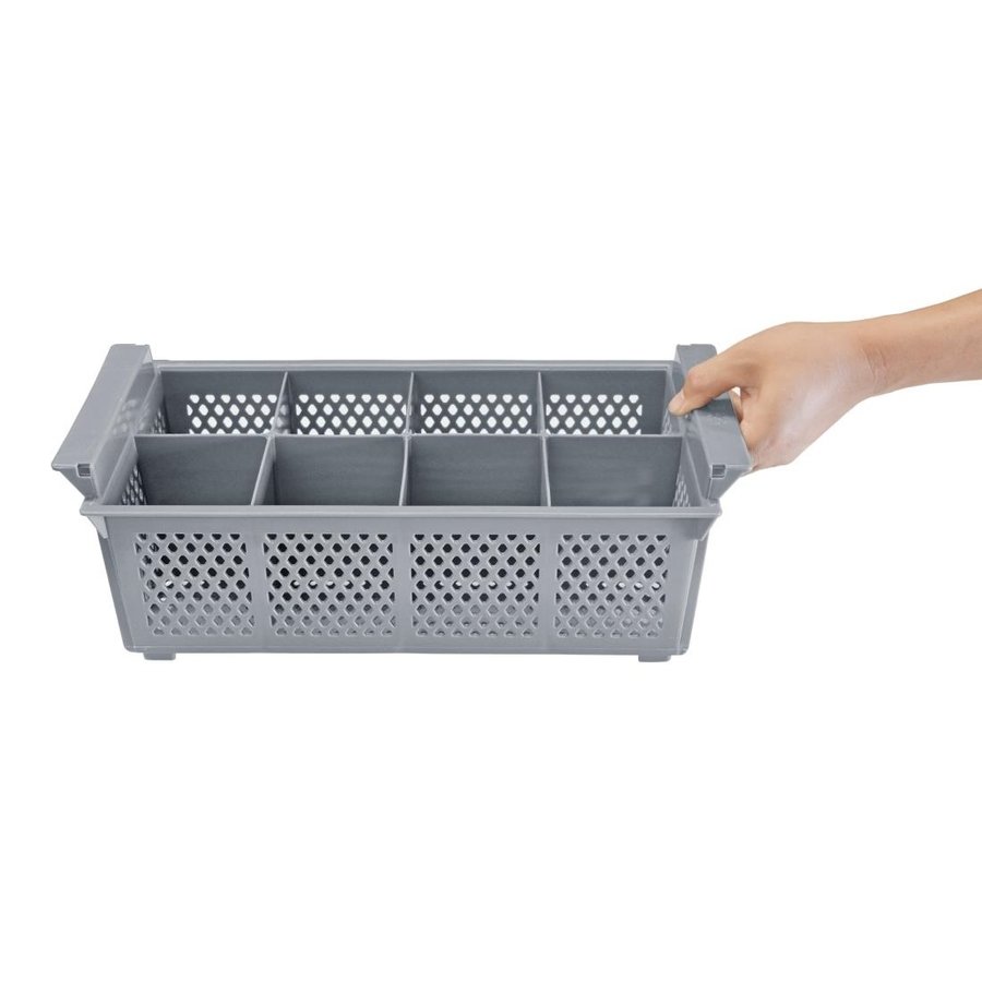 Kristallon Cutlery Basket | 8 Compartments | Plastic