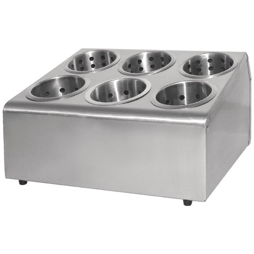  Olympia Cutlery cabinet | 6 compartments | stainless steel 