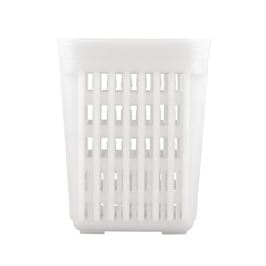 Couverts tasse carré | Plastique | 11 x 11 x 14 cm