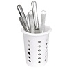 HorecaTraders Cutlery Cup Round | White | Plastic