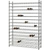 HorecaTraders Wine Rack Chrome Plated 166 Bottles | Clemence