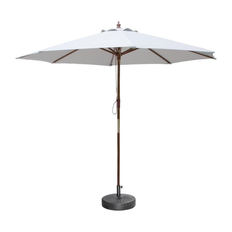Pied de parasol | Plastique | 20 litres | Noir