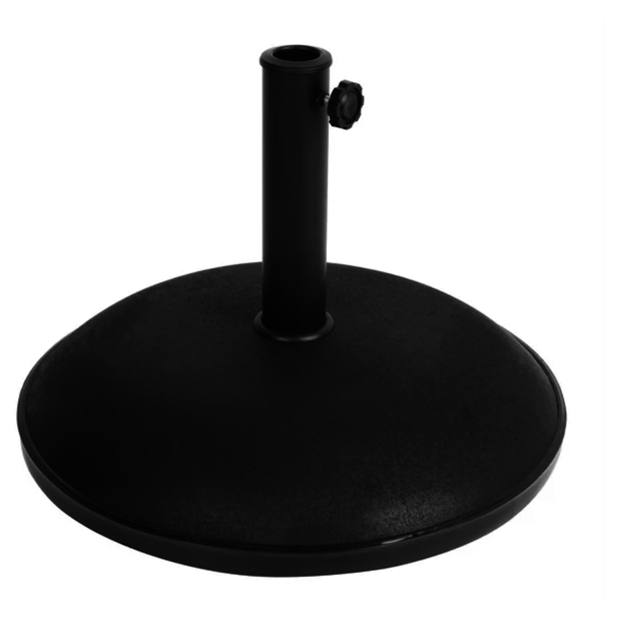 Pied de parasol | Béton | 30 KG | Noir