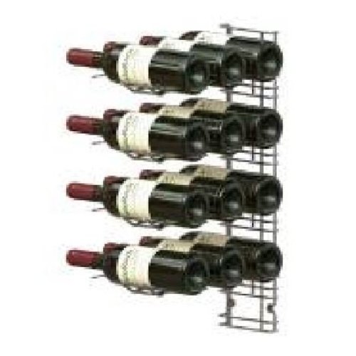  HorecaTraders Wall Rack Wine Bottles - 12 Bottles 