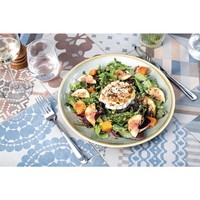 Assiettes à four coupées | Vert mousse | 28 cm | 4 pièces