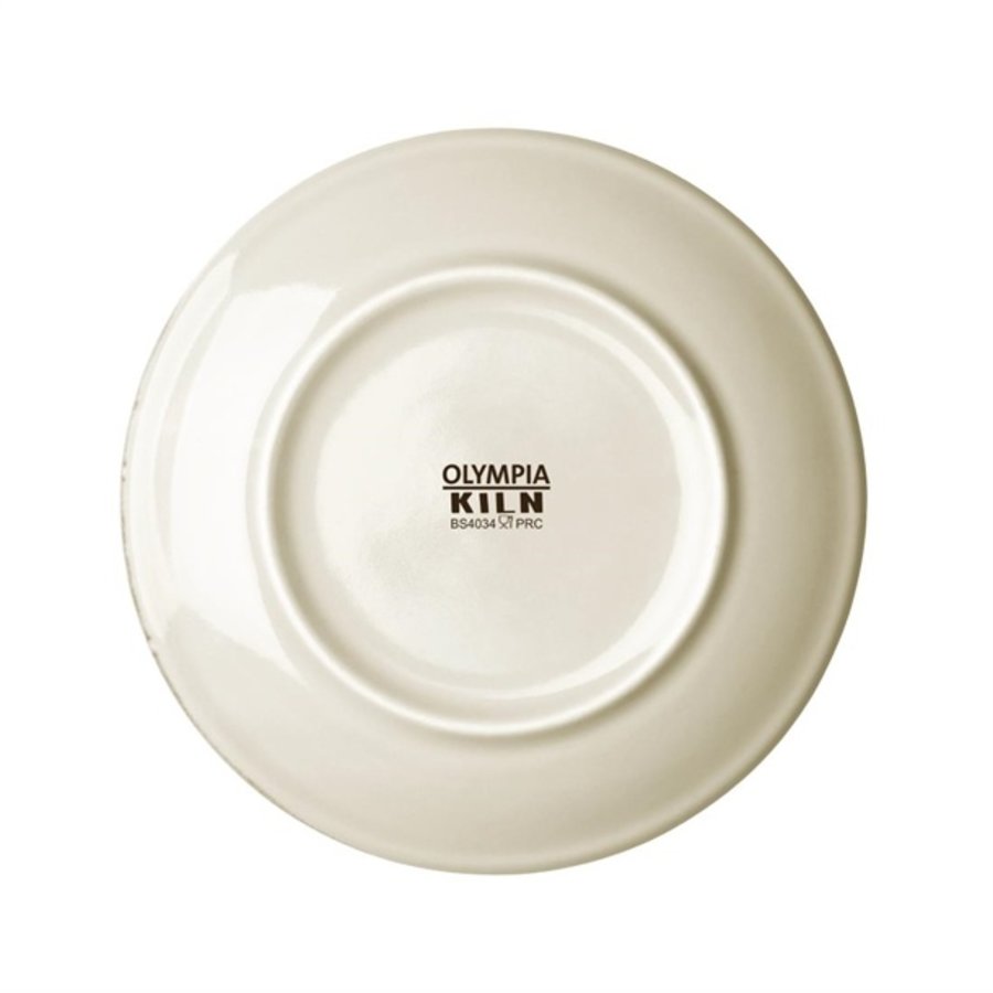Kiln Coupe Plates | Sandstone | 17.8cm | Pack of 6