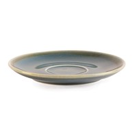 Kiln Cappuccino Saucers | Blue | 14cm | 6 pieces