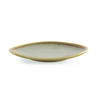 Kiln Triangular Plates | Moss Green | 16.5cm | Pack of 6