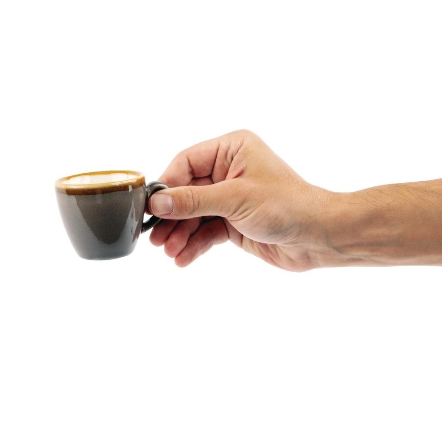 Tasses à expresso Kiln | Gris | 8,5 cl | 6 pièces