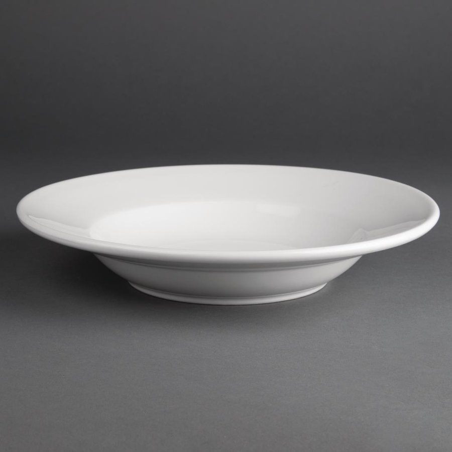 Assiette creuse Athéna | Porcelaine | 6 pièces | Ø22,8 cm