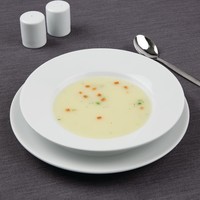 Assiette creuse Athéna | Porcelaine | 6 pièces | Ø22,8 cm