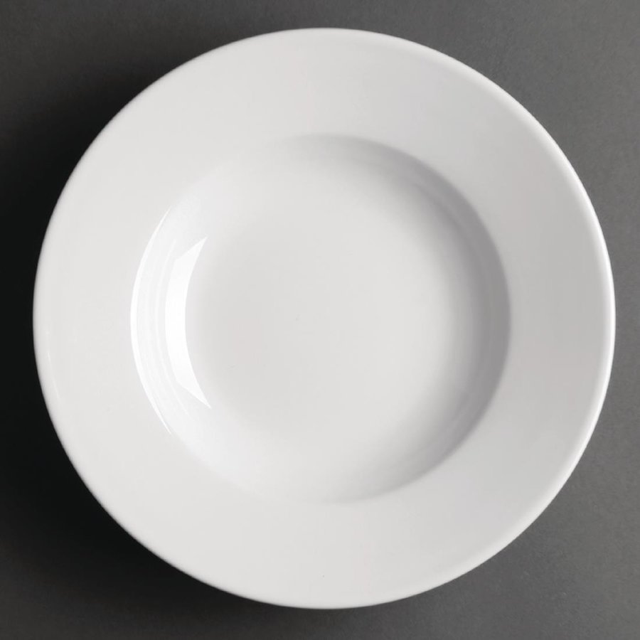 Assiette creuse Athéna | Porcelaine | 6 pièces | Ø22,8 cm