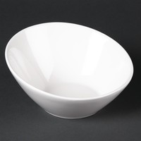 Lumina sloping oval bowls | Porcelain | 14.8cm | 6 pieces