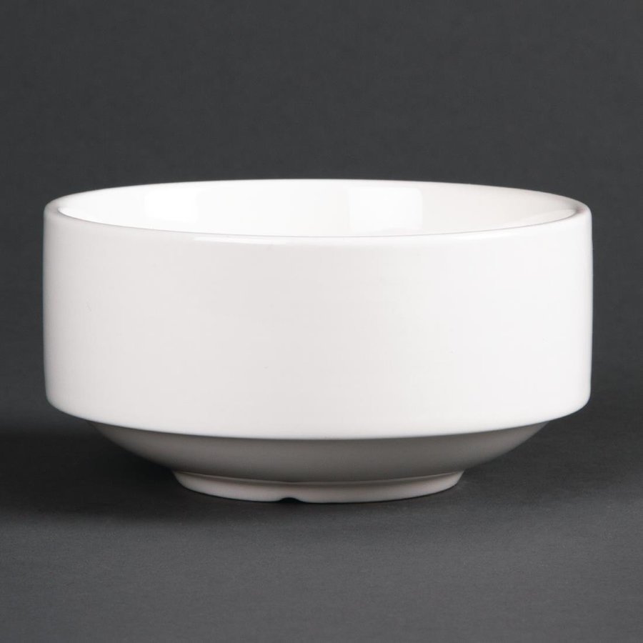 Bols à soupe empilables Lumina | Porcelaine | 6 pièces | 39,8 cl
