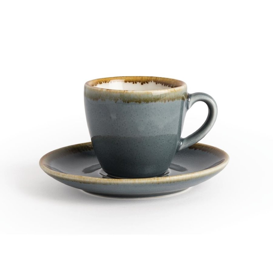 Kiln Espresso Cups | Blue | 8.5cl | 6 pieces