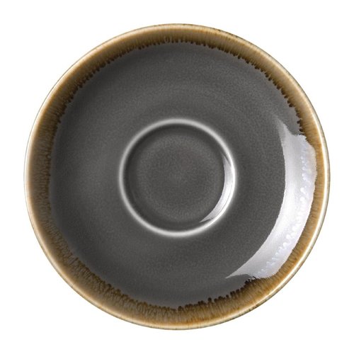  Olympia Kiln Espresso Saucers | Grey | 11.5cm | 6 pieces 