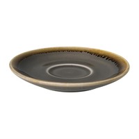Kiln Espresso-Untertassen | Grau | 11,5 cm | 6 Stück
