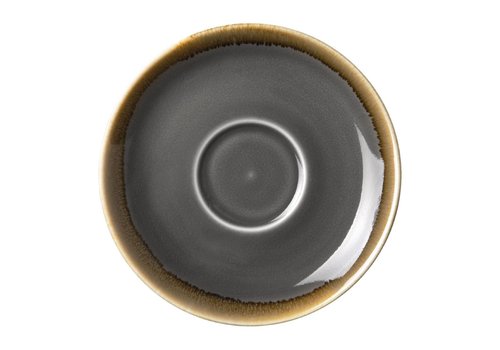  Olympia Kiln Cappuccino Saucers | Grey | 14cm | 6 pieces 