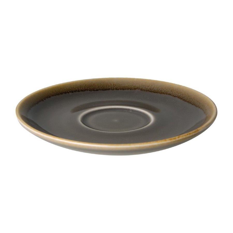 Plats à cappuccino Kiln | Gris | 14 cm | 6 pièces