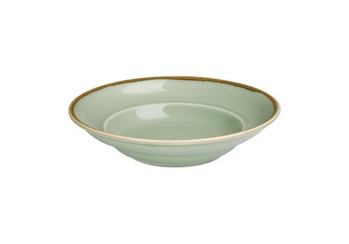  Olympia Kiln Pasta Bowls | Moss green | 25cm | 4 pieces 