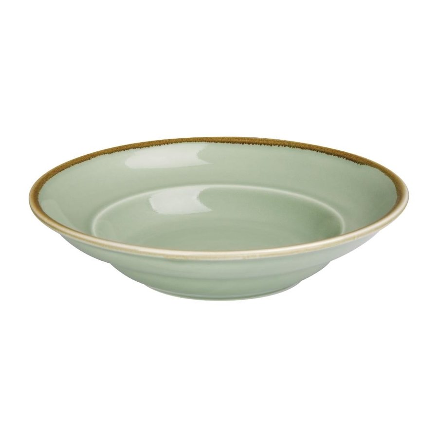 Bols à pâtes au four | Vert mousse | 25 cm | 4 pièces