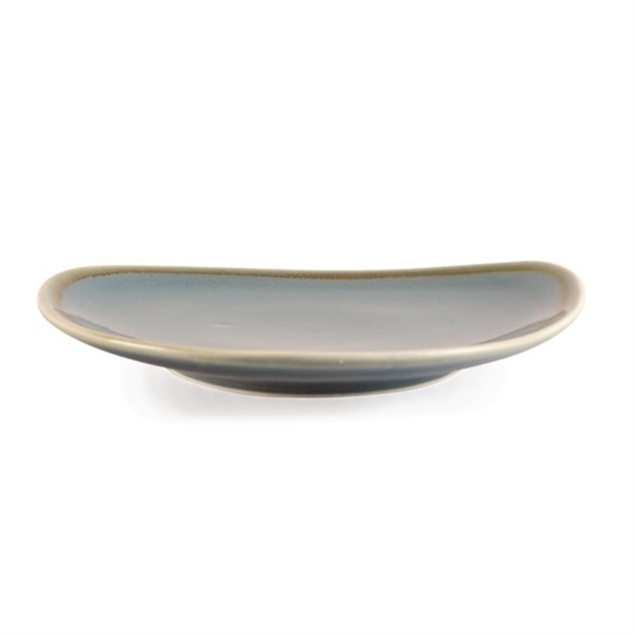 Kiln Triangular Plates | Blue | 16.5cm | Pack of 6