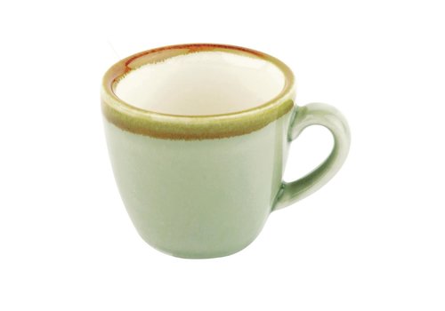  Olympia Tasses à expresso Kiln | Vert mousse | 8,5 cl | 6 pièces 