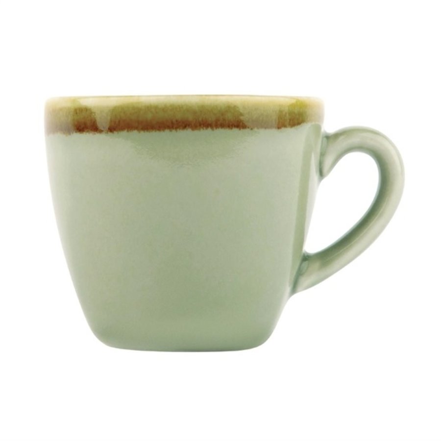 Kiln Espresso Cups | Moss green | 8.5cl | 6 pieces