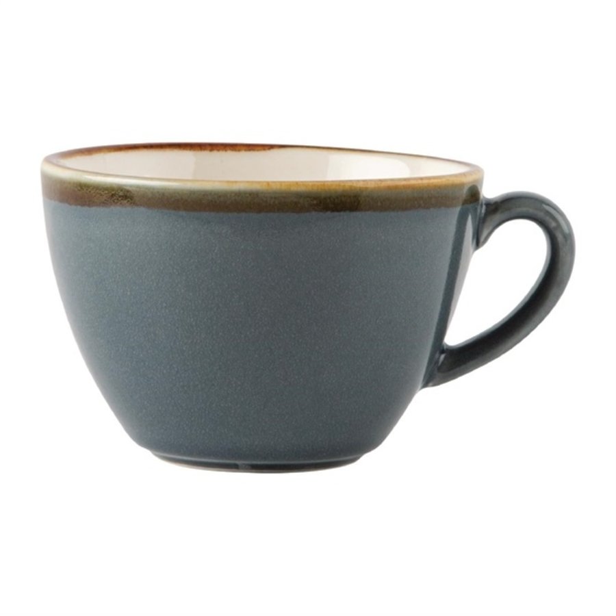 Kiln Cappuccino Cups | Blue | 34cl | 6 pieces