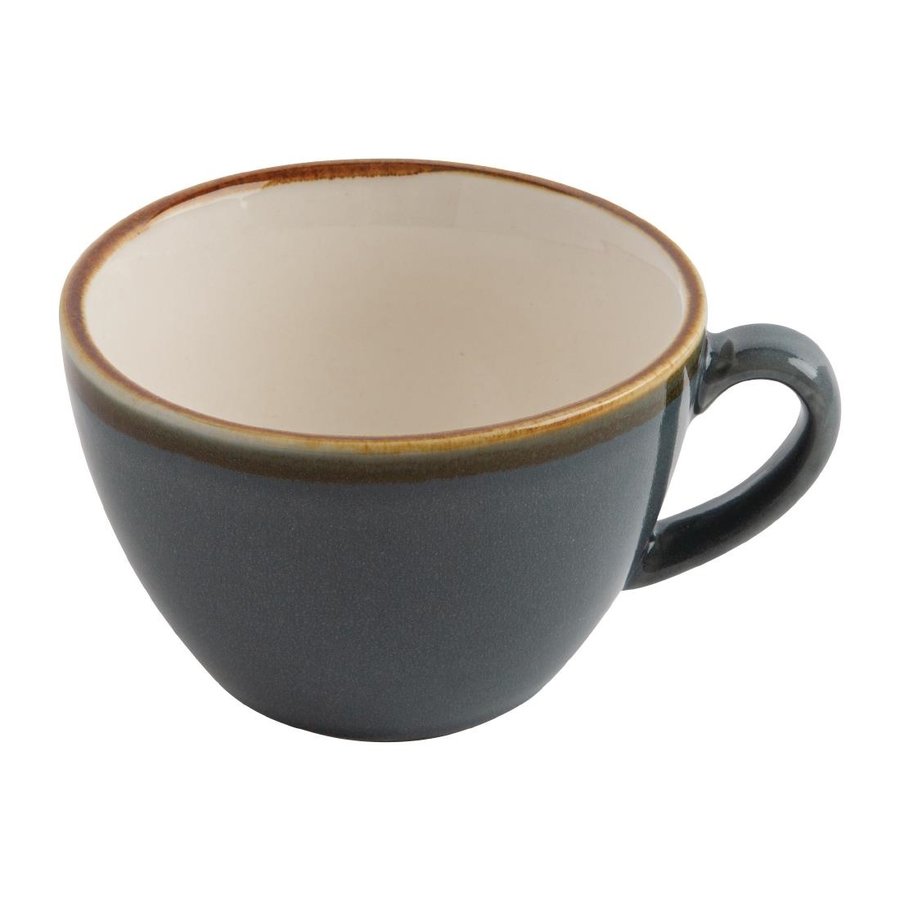 Tasses à cappuccino Kiln | Bleu | 34cl | 6 pièces